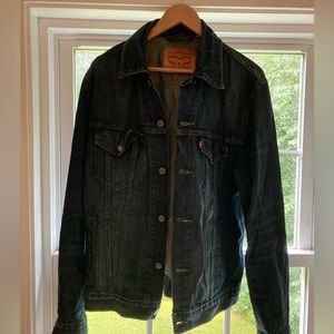 Levi’s Mens Dark Wash Jean Jacket size Small S